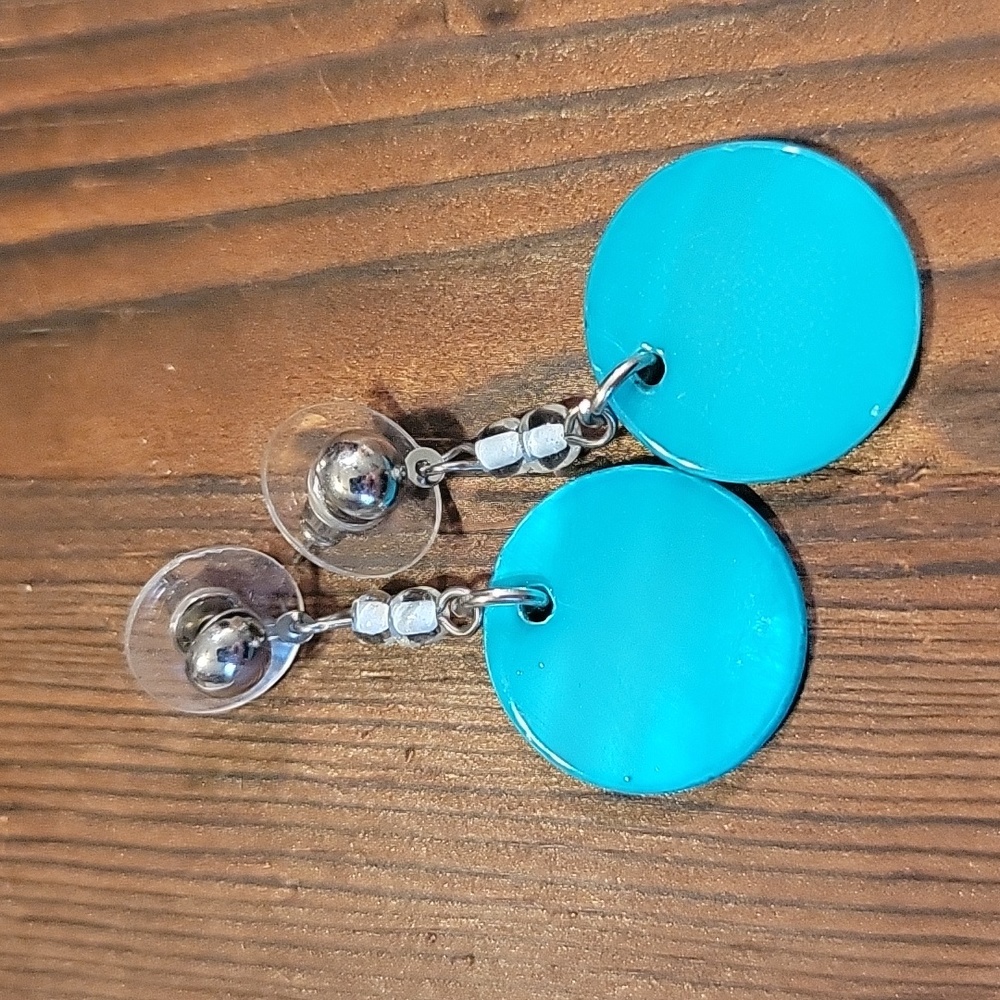 Aqua‎ Dangle Earrings